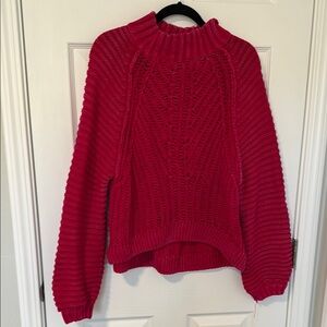 Free People fuchsia Sweater